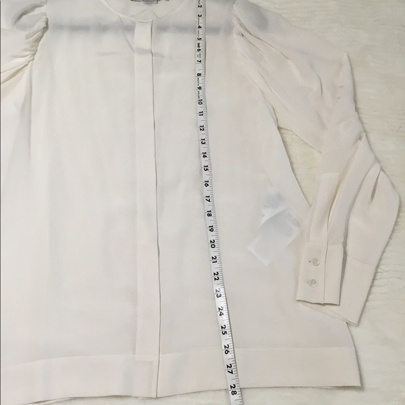 Stella McCartney silk cream blouse size 48 - Picture 4 of 11